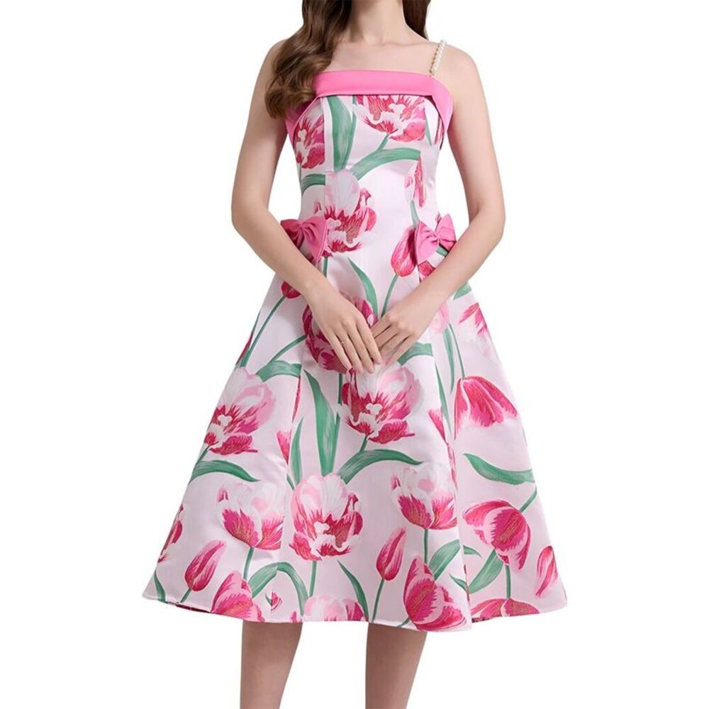 Linda Charm Womens  Midi Dress